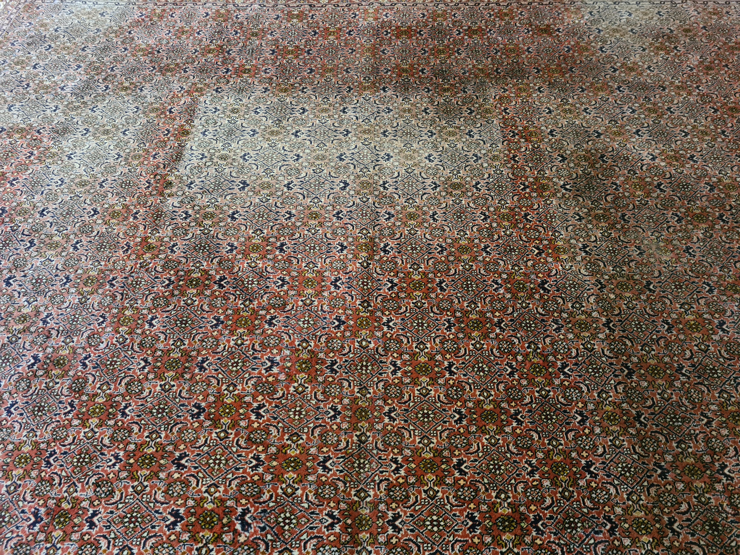 Edler Handgeknüpfter Perser Teppich Palast Orientteppich Bidjar 340x247cm