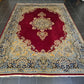 Prachtvoller Handgeknüpfter Perser Teppich Palast Orientteppich Kirman 335x225cm