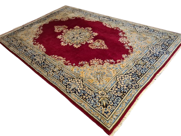 Prachtvoller Handgeknüpfter Perser Teppich Palast Orientteppich Kirman 335x225cm