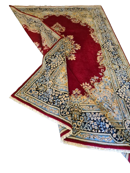 Prachtvoller Handgeknüpfter Perser Teppich Palast Orientteppich Kirman 335x225cm