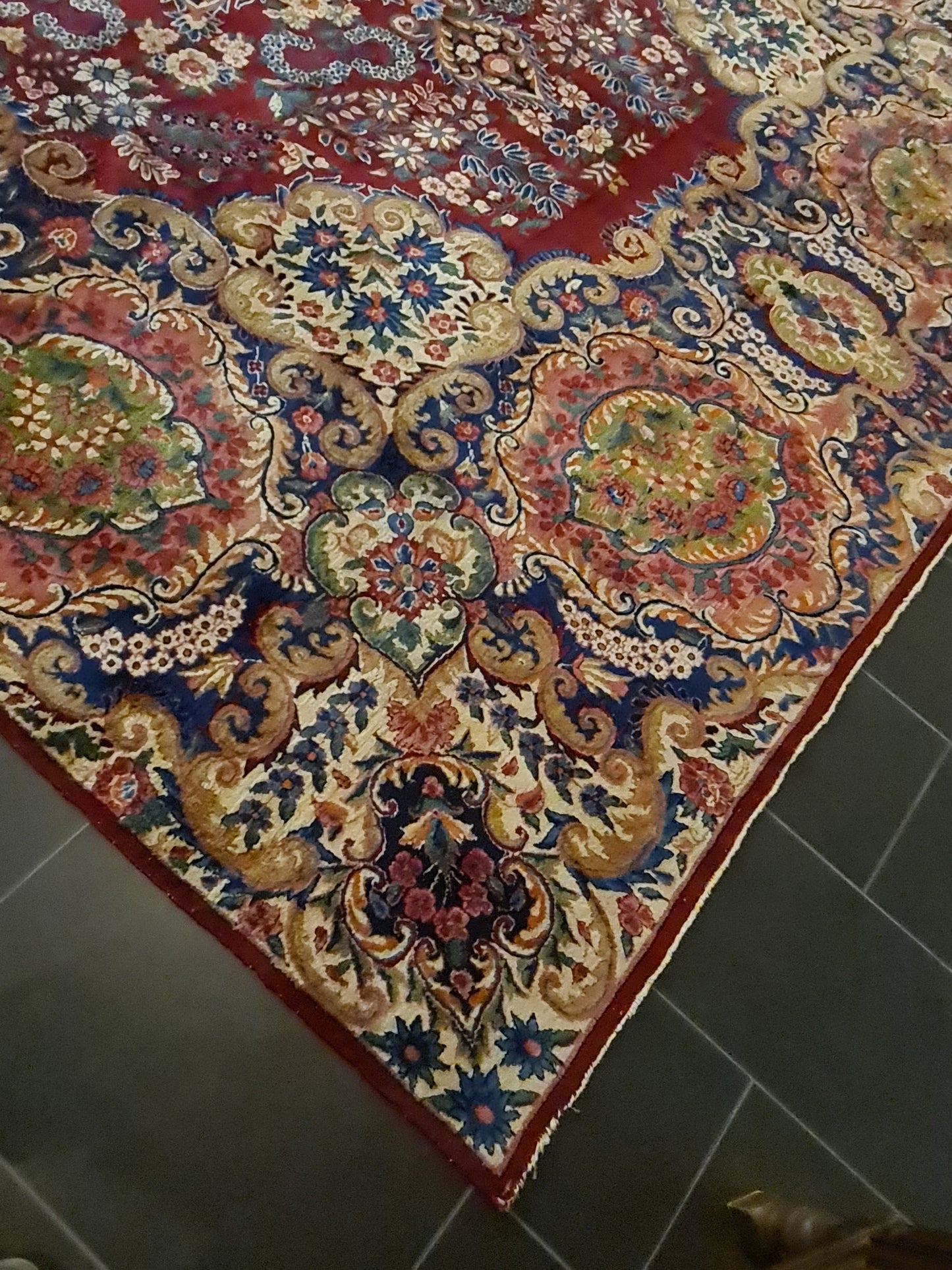 Prachtvoller Handgeknüpfter Perser Teppich Palast Orientteppich Kirman 413x300cm