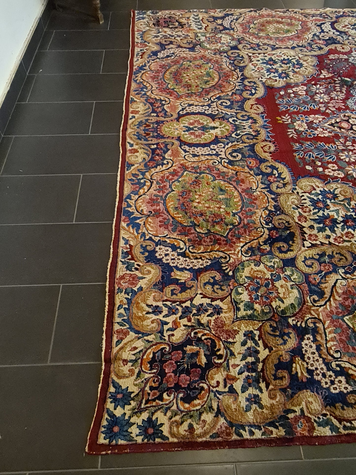 Prachtvoller Handgeknüpfter Perser Teppich Palast Orientteppich Kirman 413x300cm