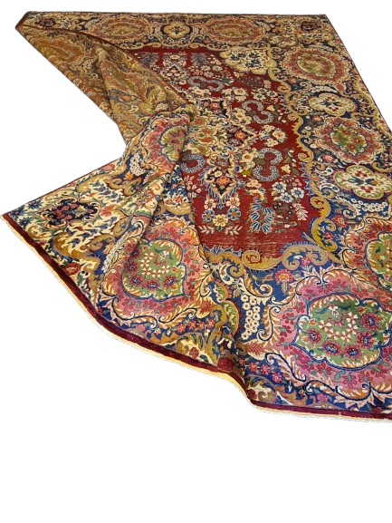 Prachtvoller Handgeknüpfter Perser Teppich Palast Orientteppich Kirman 413x300cm