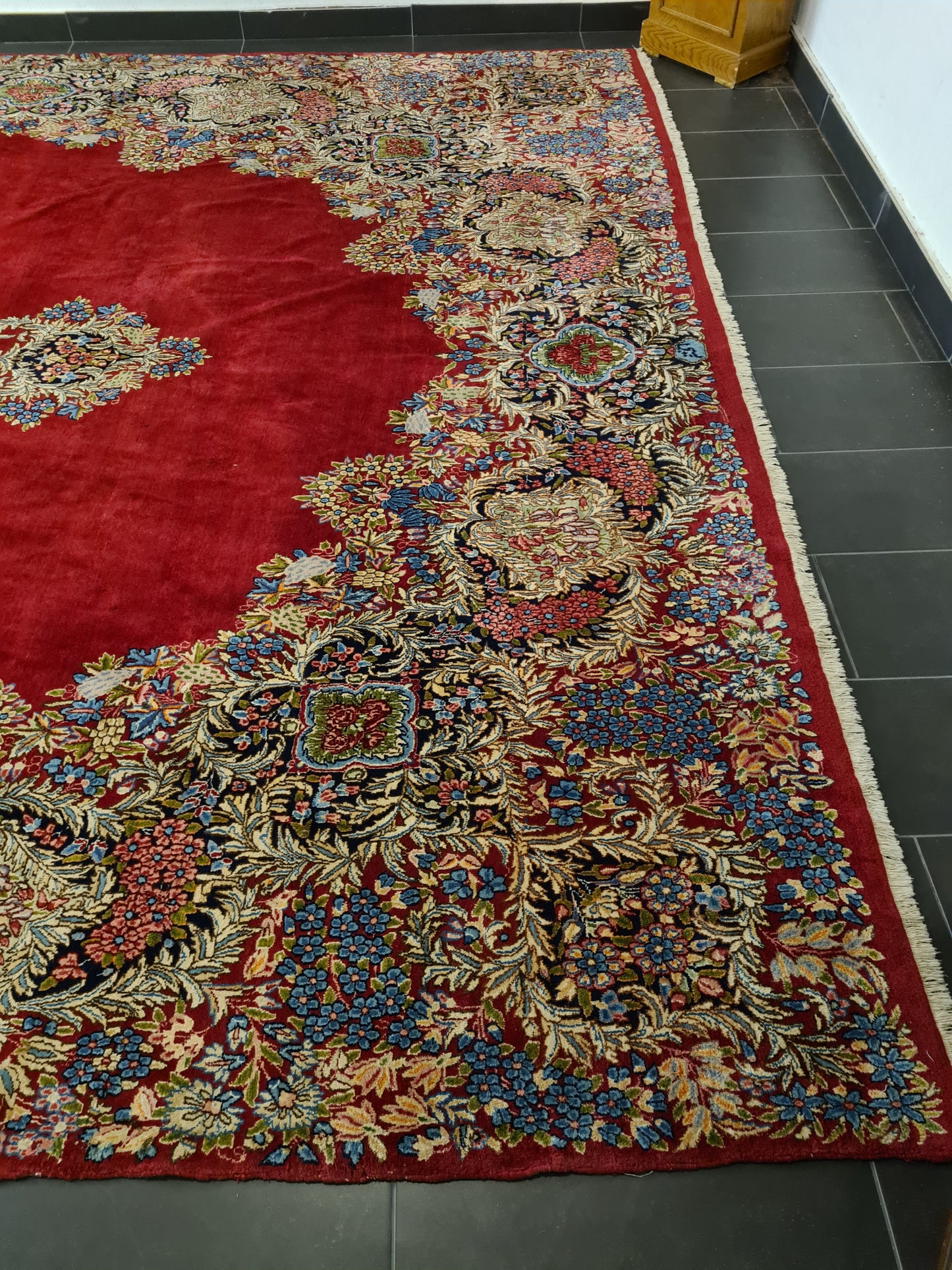 Handgeknüpfter Palast Teppich Kirman Orientteppich 530x350cm