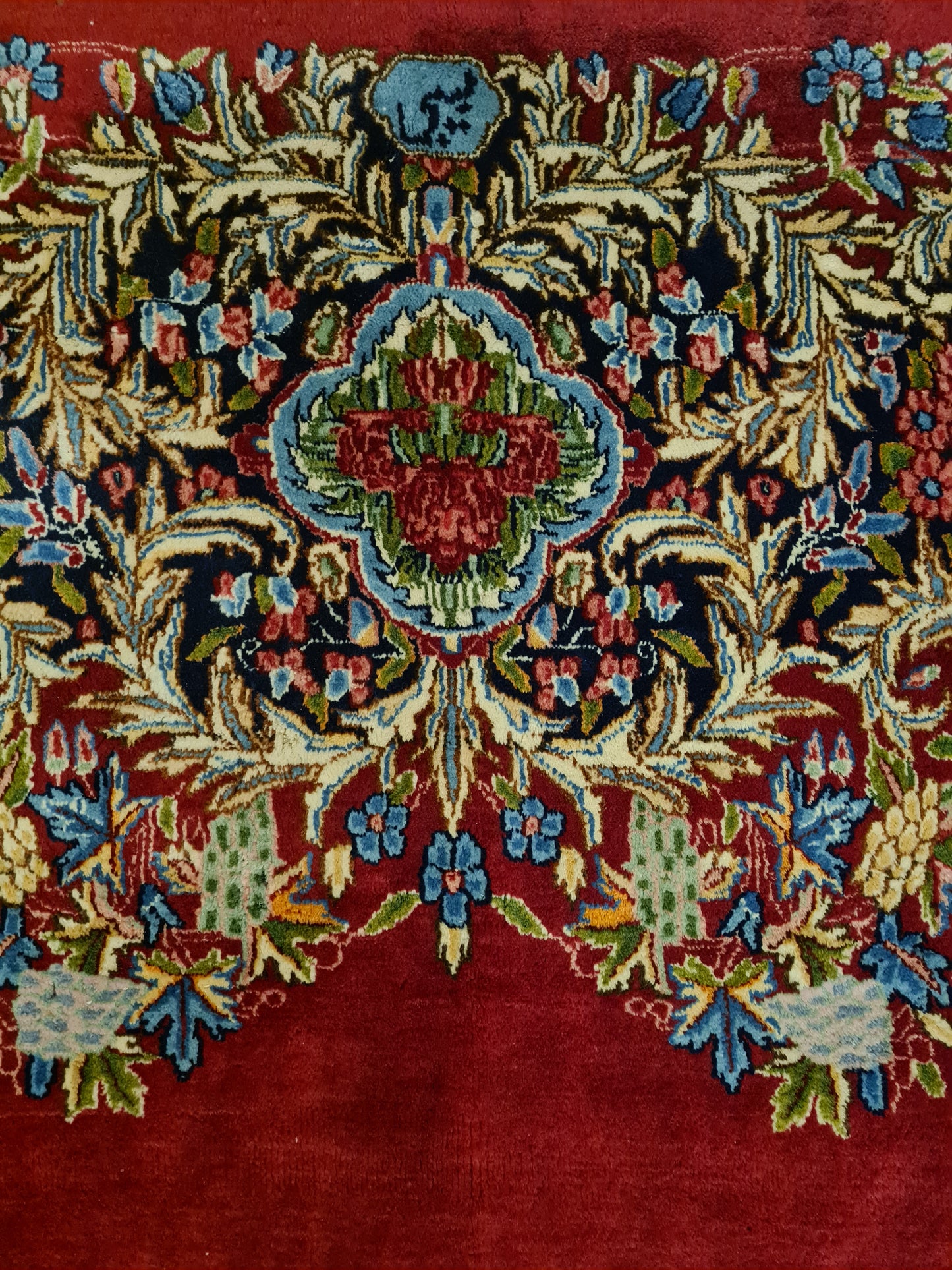 Handgeknüpfter Palast Teppich Kirman Orientteppich 530x350cm