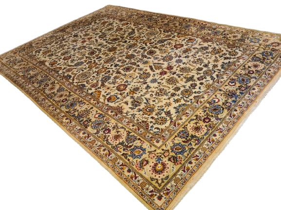 Perser Teppich Orientteppich Keshan Palastteppich fein handgeknüpft 355x243cm