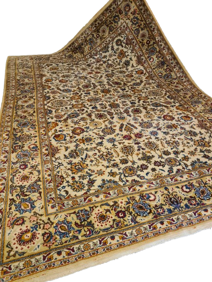 Perser Teppich Orientteppich Keshan Palastteppich fein handgeknüpft 355x243cm