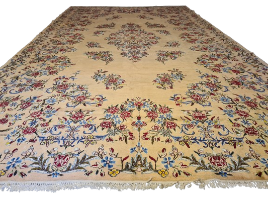 Perser Teppich Orientteppich Kirman Palastteppich handgeknüpft fein 500x305cm