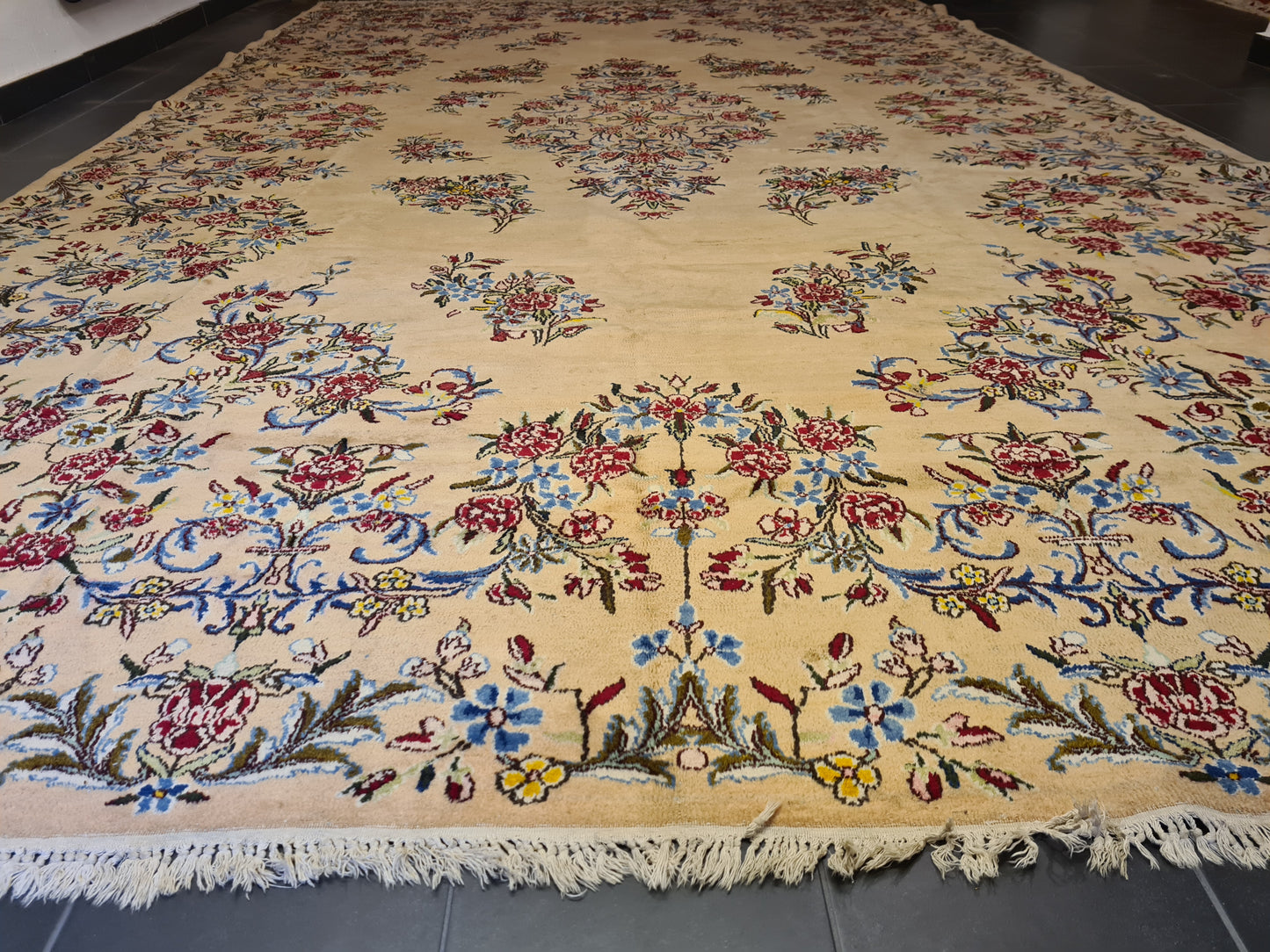 Perser Teppich Orientteppich Kirman Palastteppich handgeknüpft fein 500x305cm