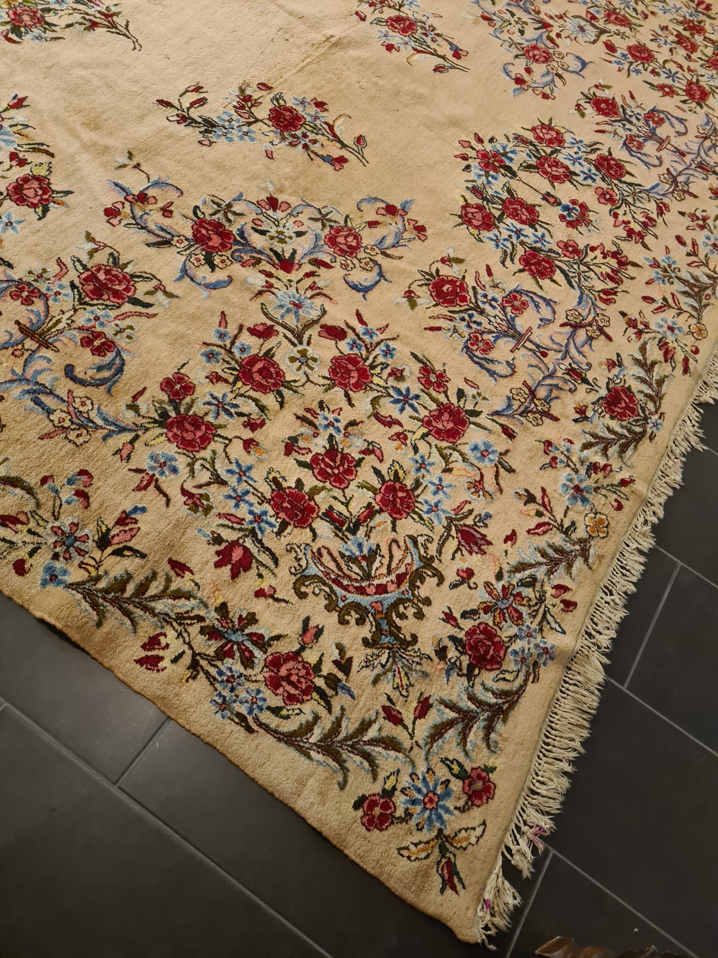 Perser Teppich Orientteppich Kirman Palastteppich handgeknüpft fein 500x305cm