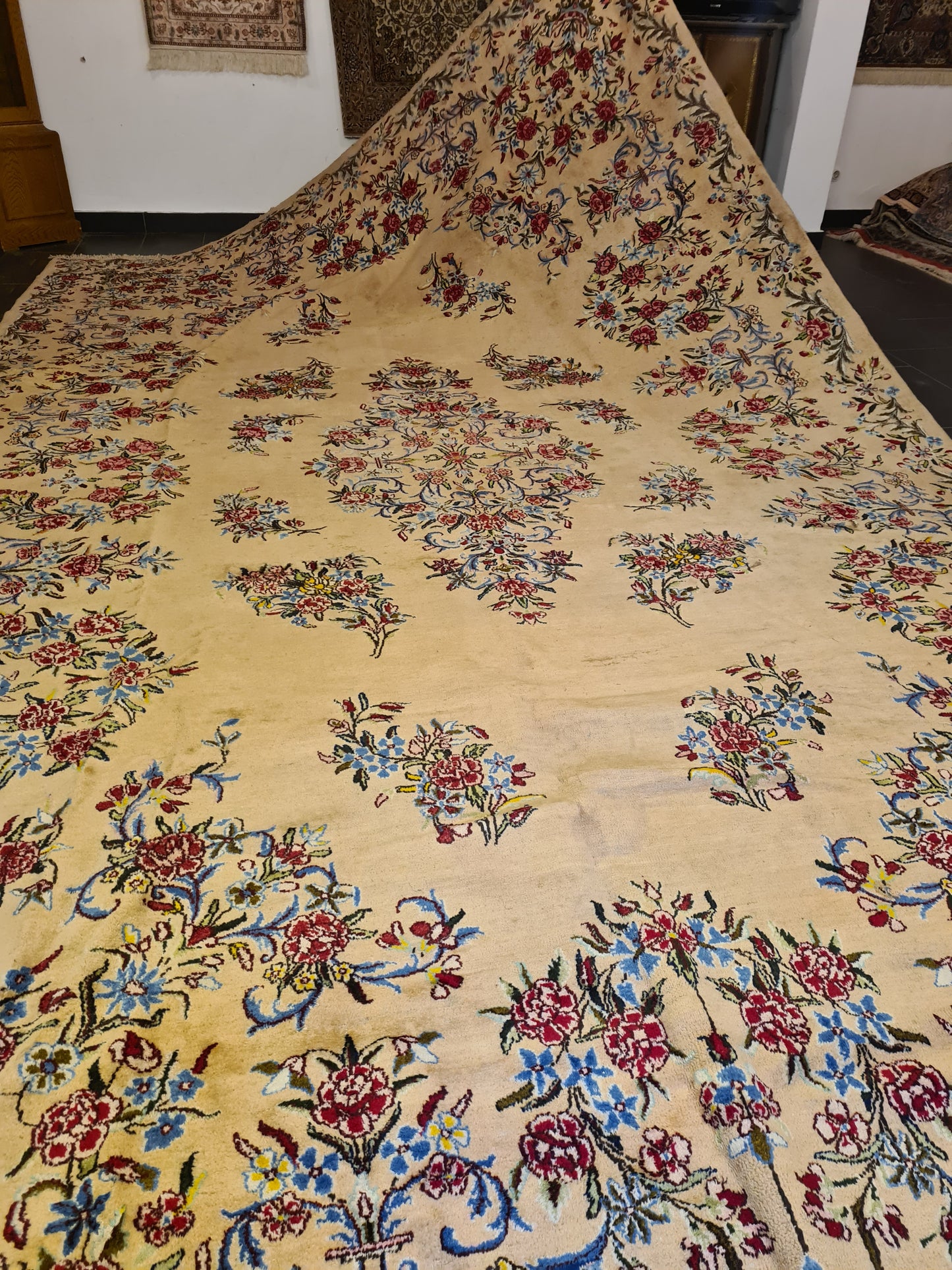 Perser Teppich Orientteppich Kirman Palastteppich handgeknüpft fein 500x305cm