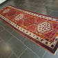 Perser Teppich Orientteppich Heris handgeknüpft antik Läufer 358x105cm