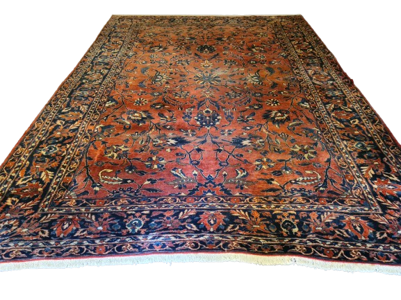 Teppich US Sarough Orientteppich Reimport fein antik 296x204cm