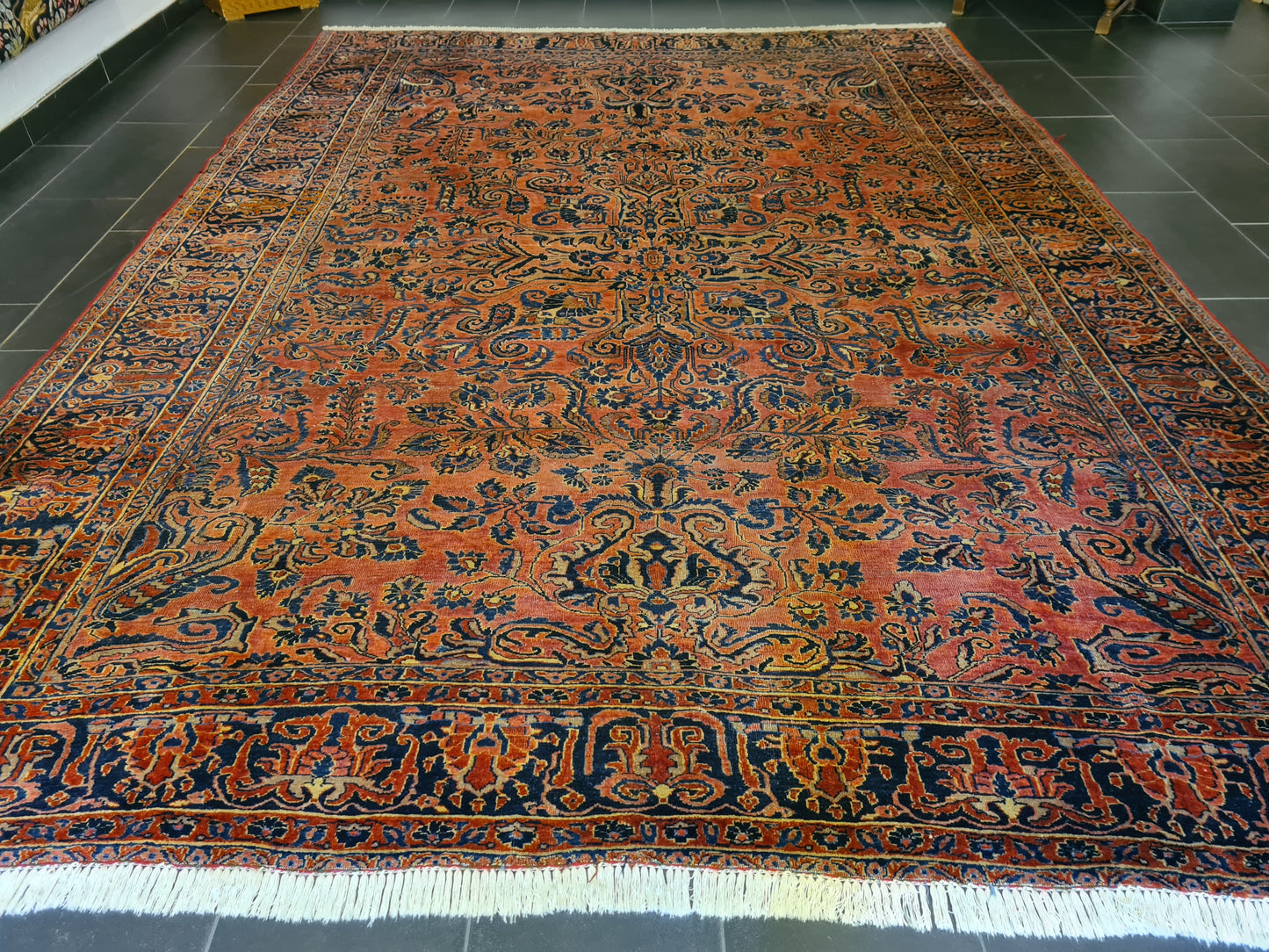 US Sarough Orientteppich Reimport Sammlerstück antik 366x266cm