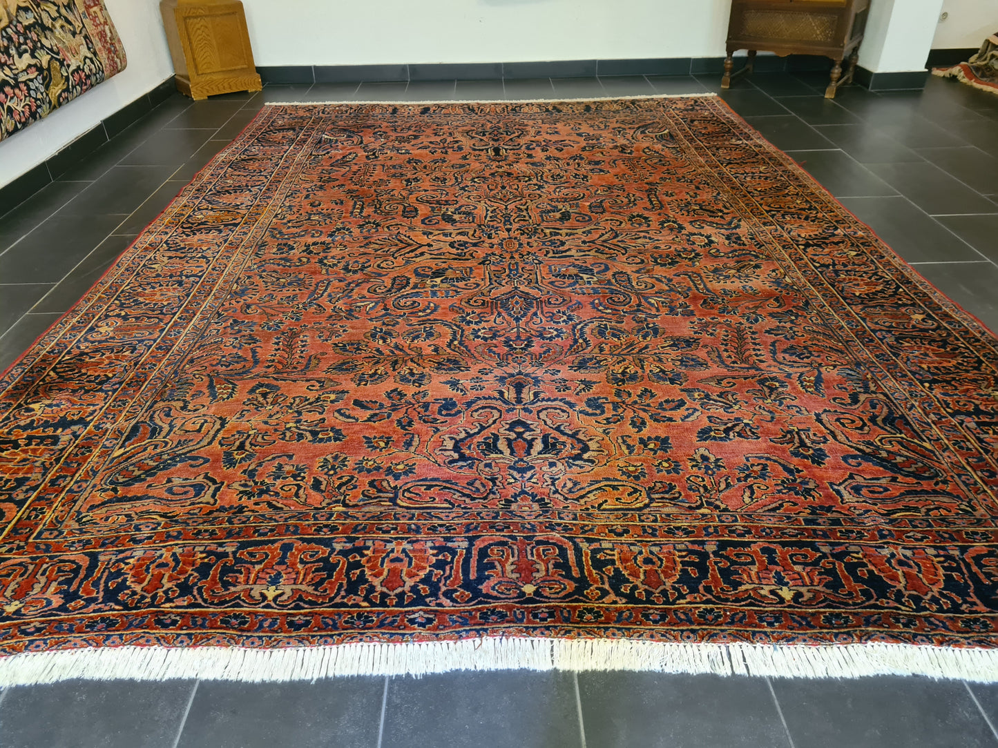 US Sarough Orientteppich Reimport Sammlerstück antik 366x266cm