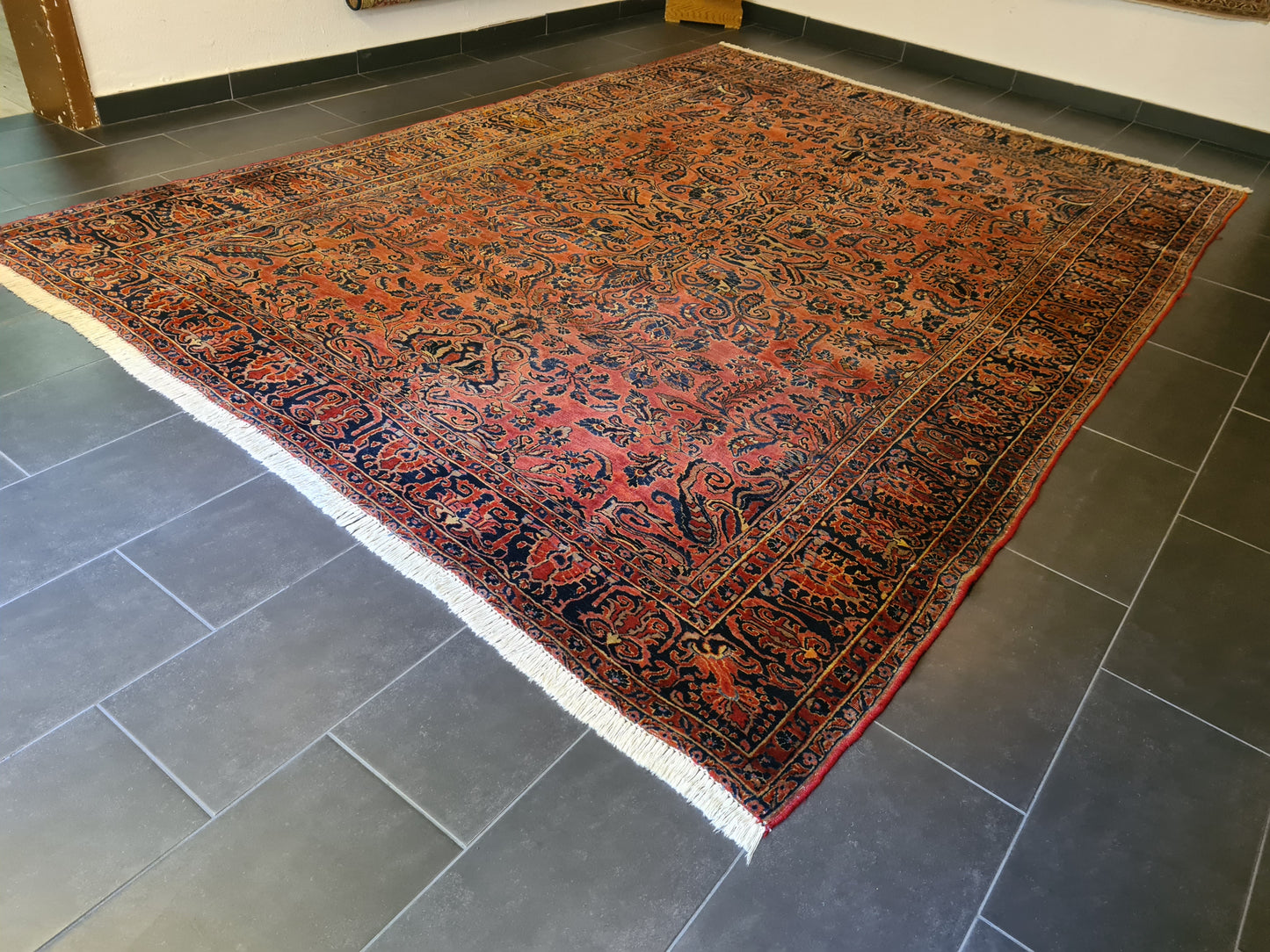 US Sarough Orientteppich Reimport Sammlerstück antik 366x266cm