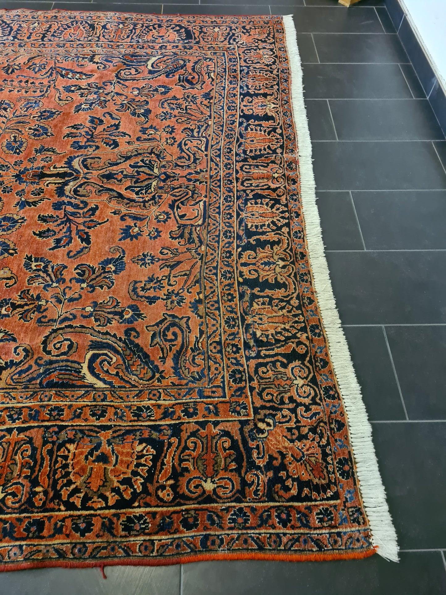 US Sarough Orientteppich Reimport Sammlerstück antik 366x266cm