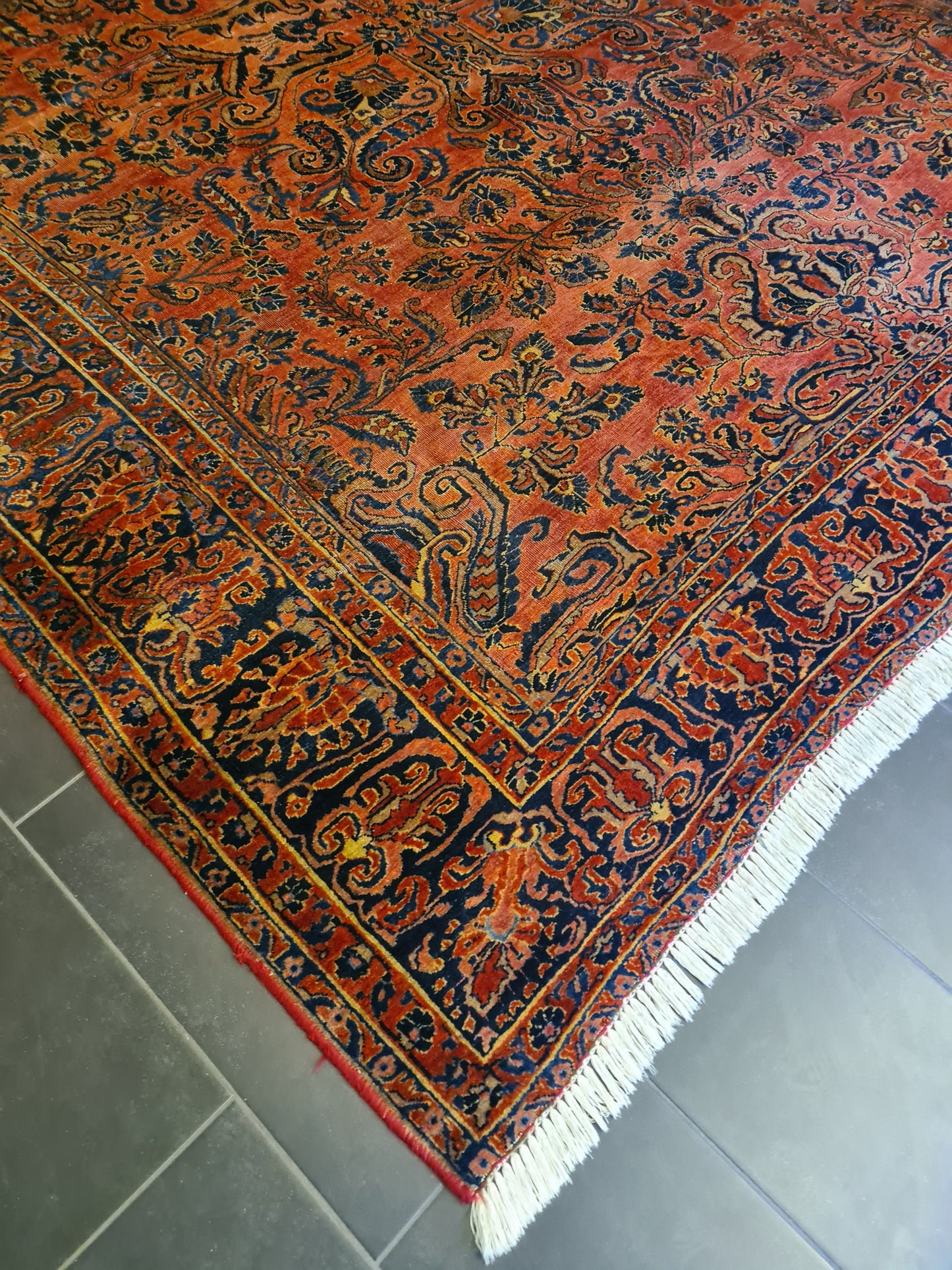 US Sarough Orientteppich Reimport Sammlerstück antik 366x266cm