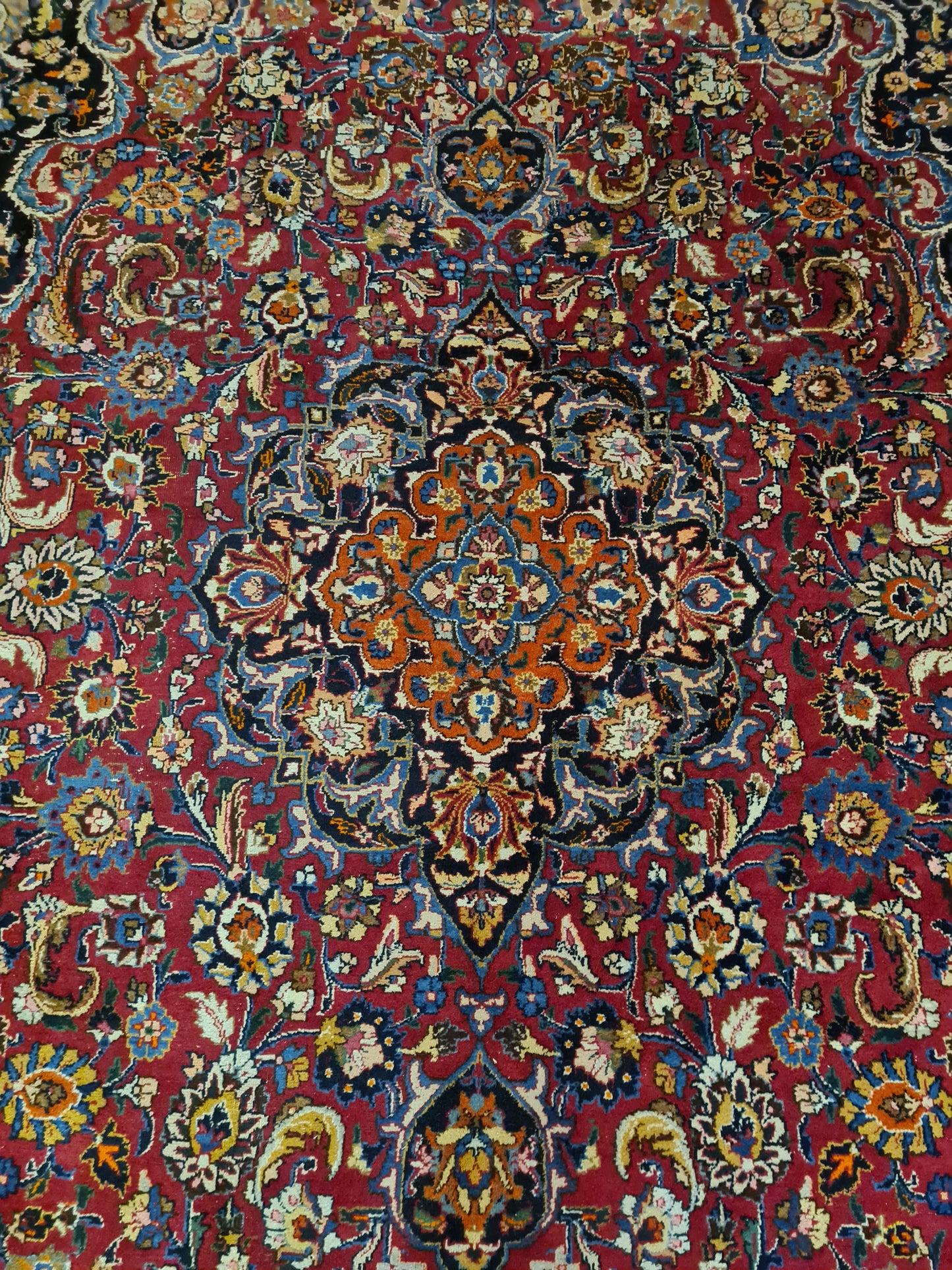 Perser Teppich Orientteppich Perserteppich Meshad handgeknüpft fein 344x249cm