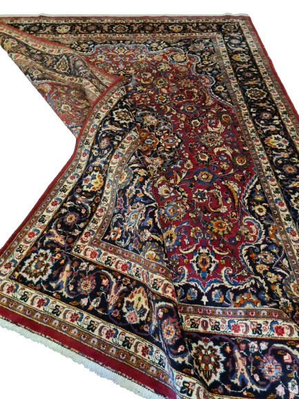 Perser Teppich Orientteppich Perserteppich Meshad handgeknüpft fein 344x249cm