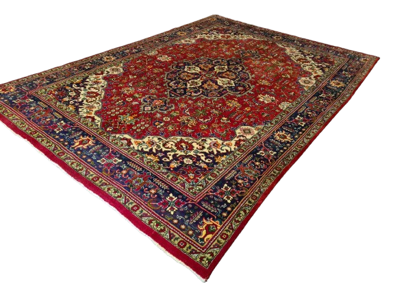 Orientteppich Täbris Teppich antik fein handgeknüpft 346x243cm