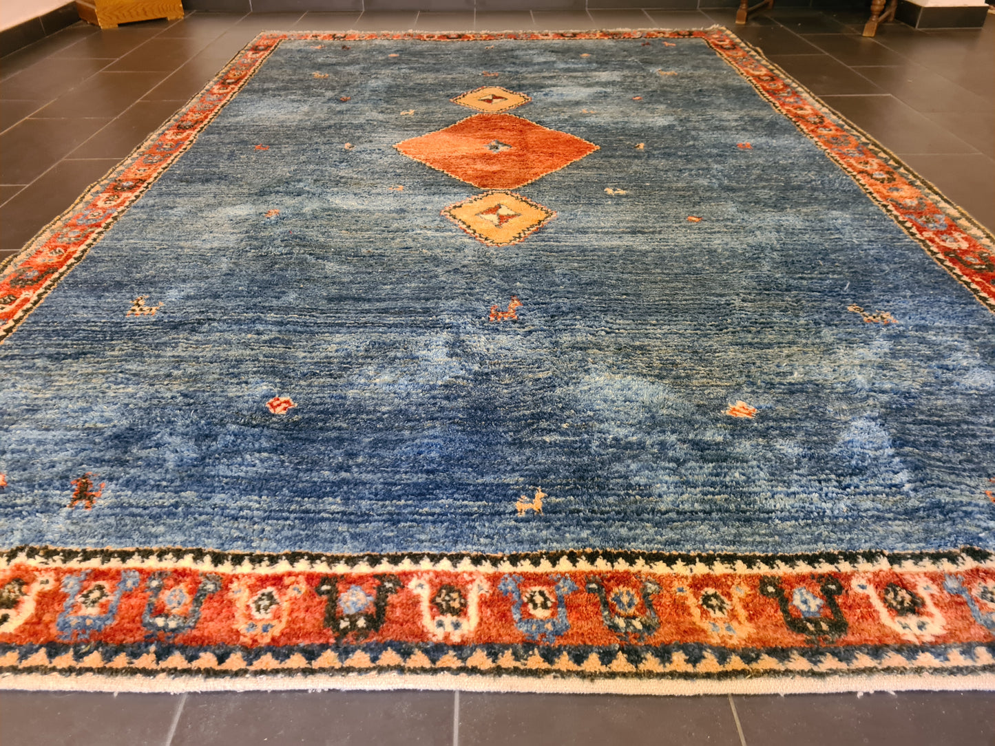 Perserteppich Orientteppich Gabbeh Teppich edel handgeknüpft 338x221cm