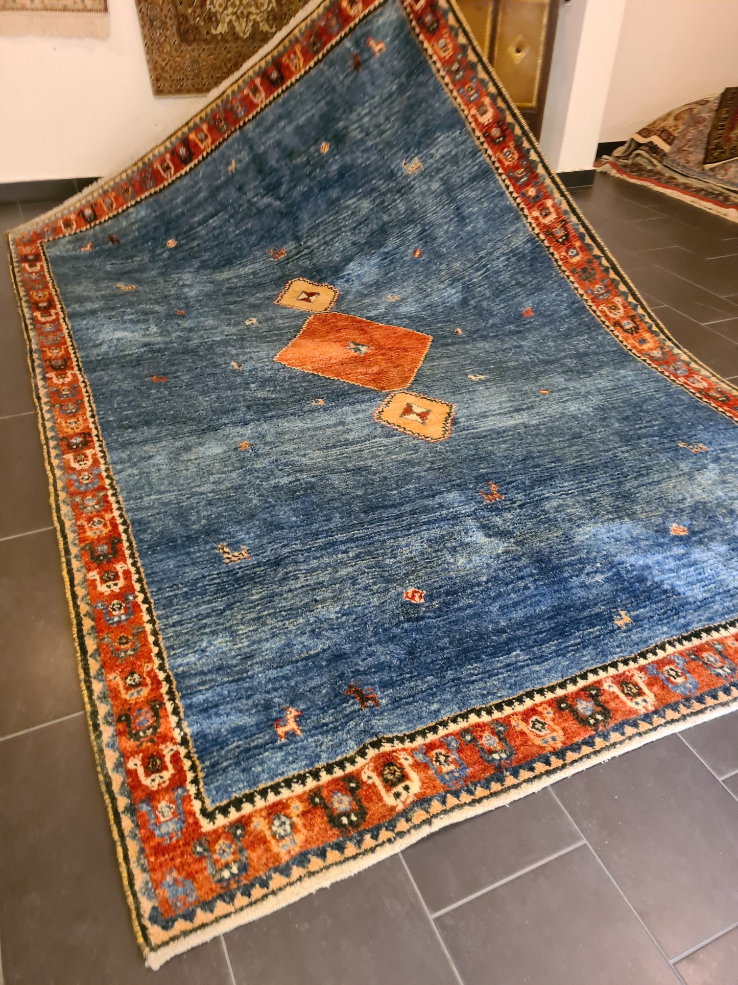 Perserteppich Orientteppich Gabbeh Teppich edel handgeknüpft 338x221cm