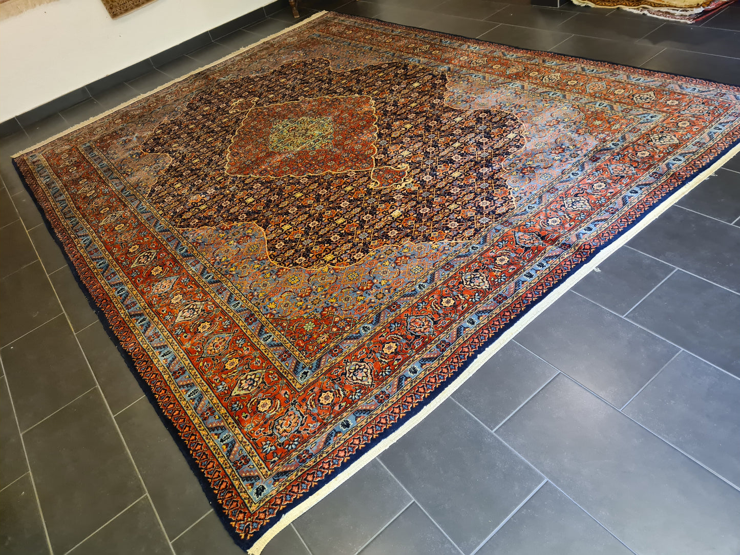 Perserteppich Orientteppich Sarough Palast Teppich handgeknüpft 380x300cm