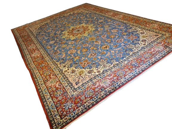 Perserteppich Orientteppich Handgeknüpfter Isfahan Palast Teppich 415x300cm