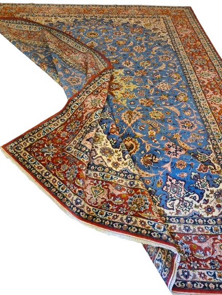 Perserteppich Orientteppich Handgeknüpfter Isfahan Palast Teppich 415x300cm