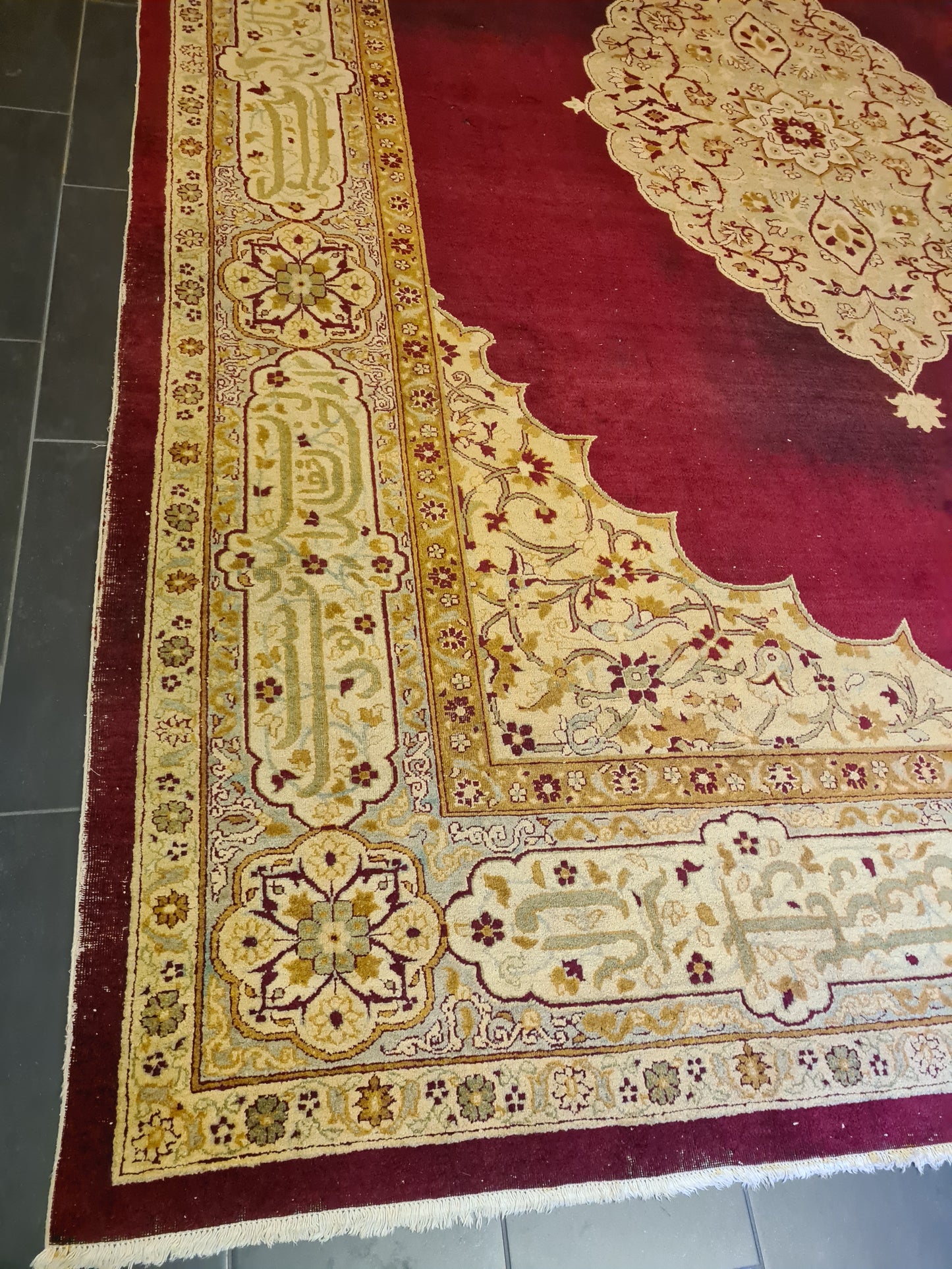 Handgeknüpfter Teppich Orientteppich Täbris 427x302cm