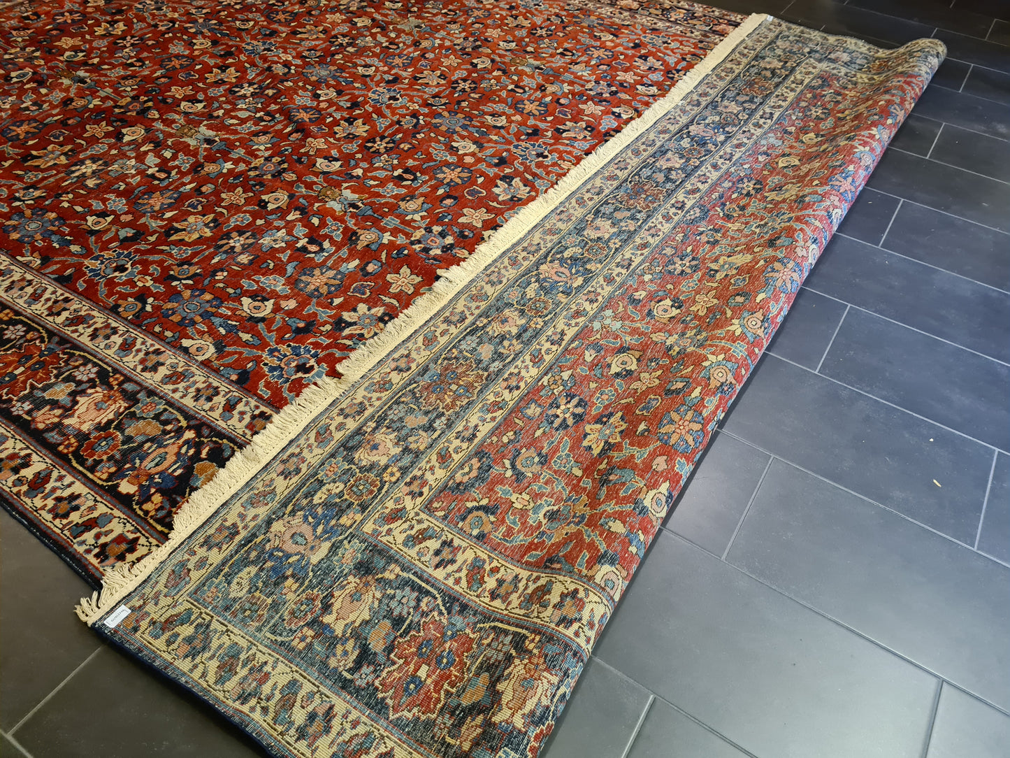 Perserteppich Orientteppich Handgeknüpfter Täbris antik fein 425x325cm