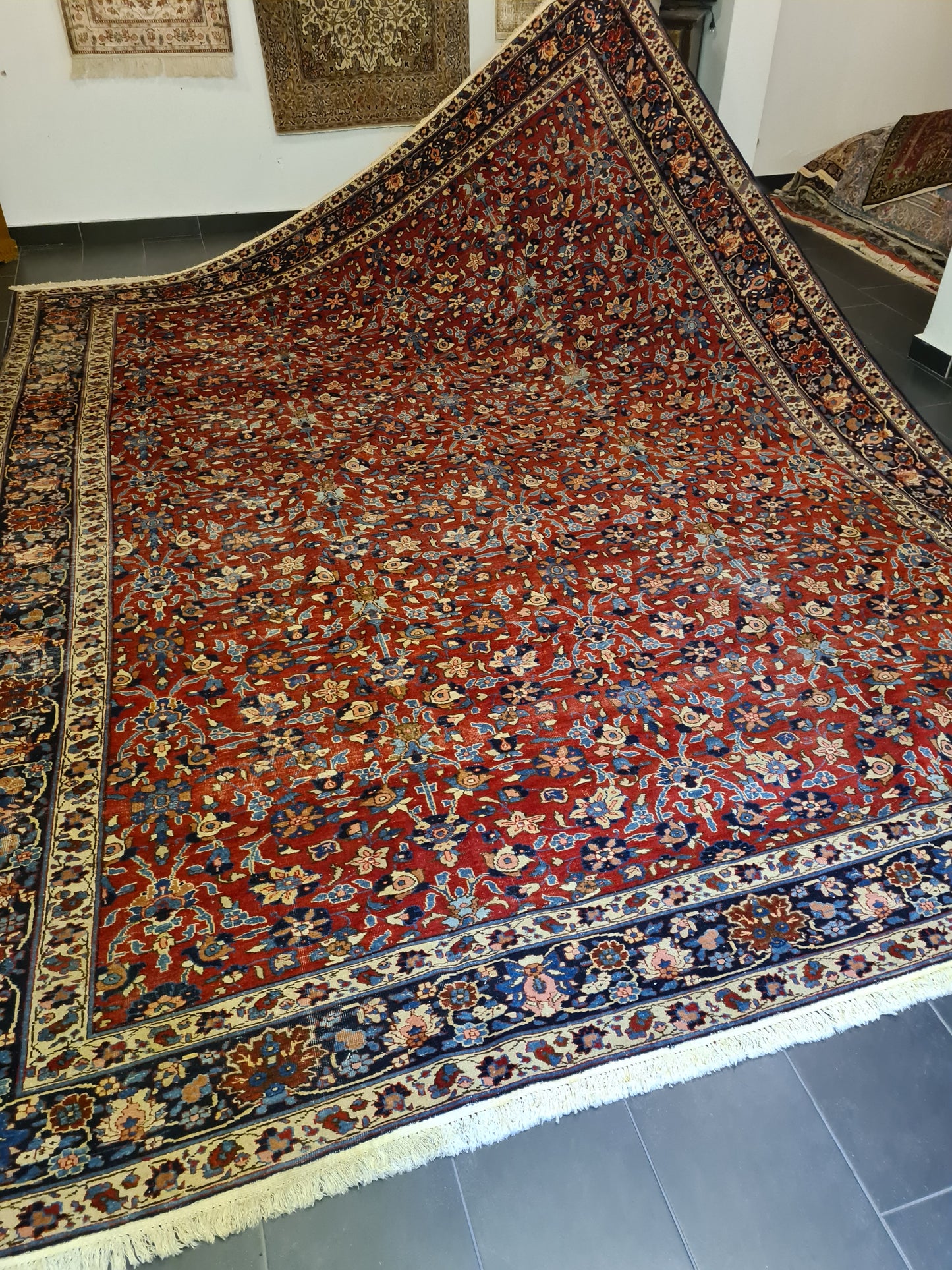 Perserteppich Orientteppich Handgeknüpfter Täbris antik fein 425x325cm