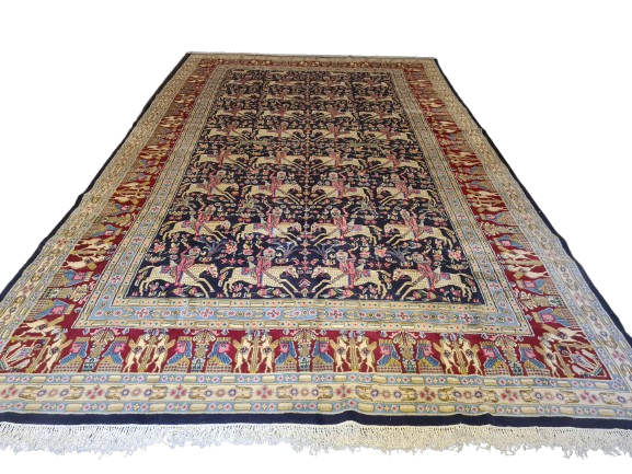 Perserteppich Orientteppich Handgeknüpfter Kirman Palast Teppich 527x314cm