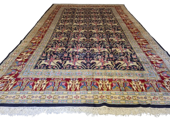 Perserteppich Orientteppich Handgeknüpfter Kirman Palast Teppich 527x314cm