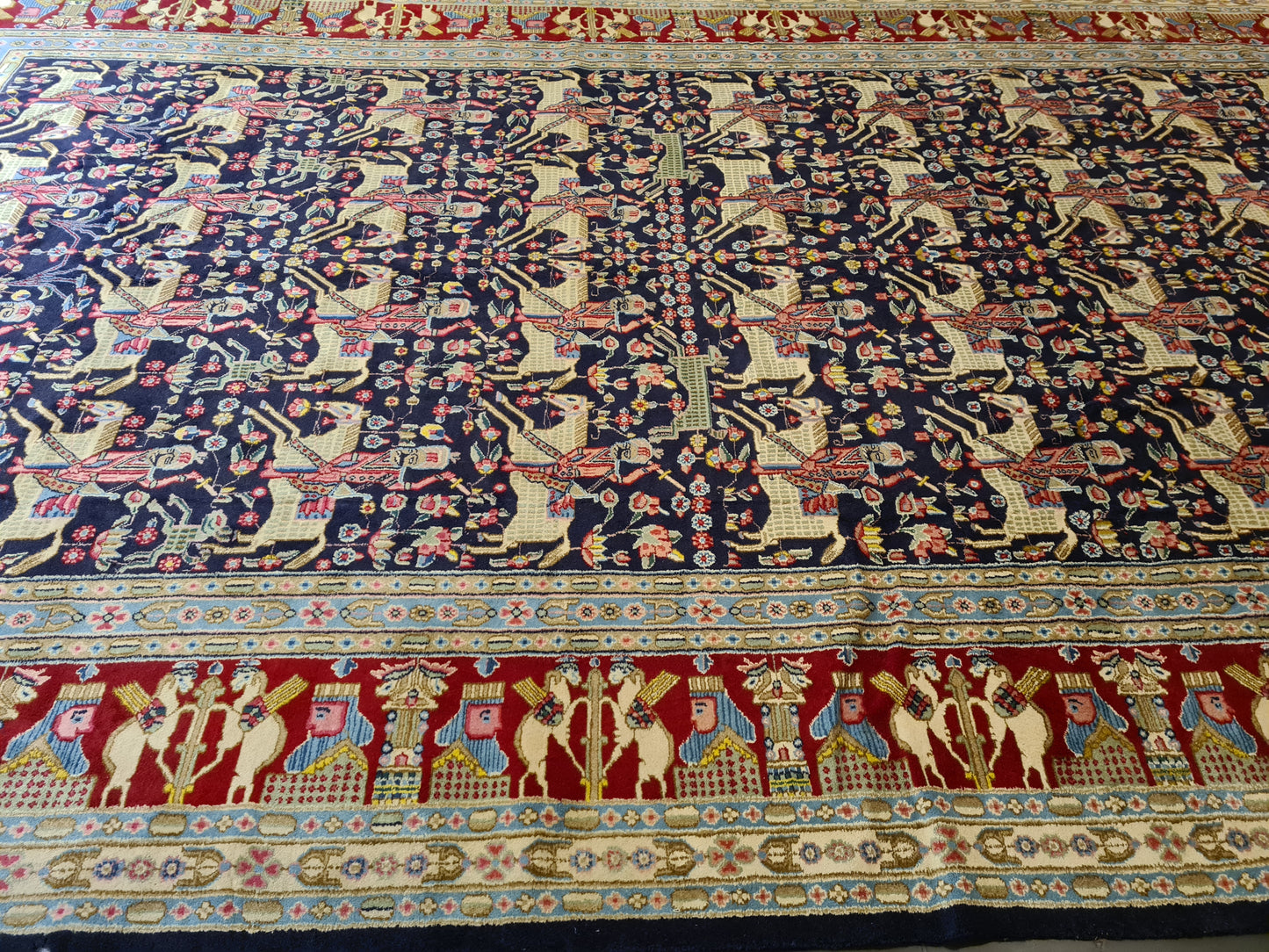 Perserteppich Orientteppich Handgeknüpfter Kirman Palast Teppich 527x314cm