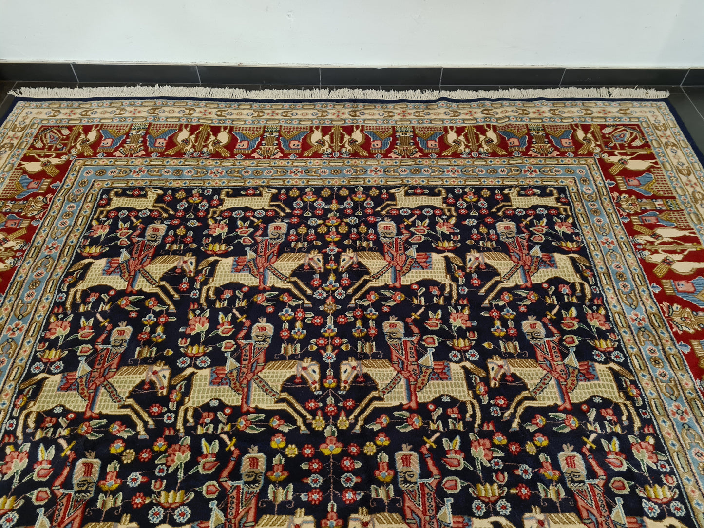 Perserteppich Orientteppich Handgeknüpfter Kirman Palast Teppich 527x314cm