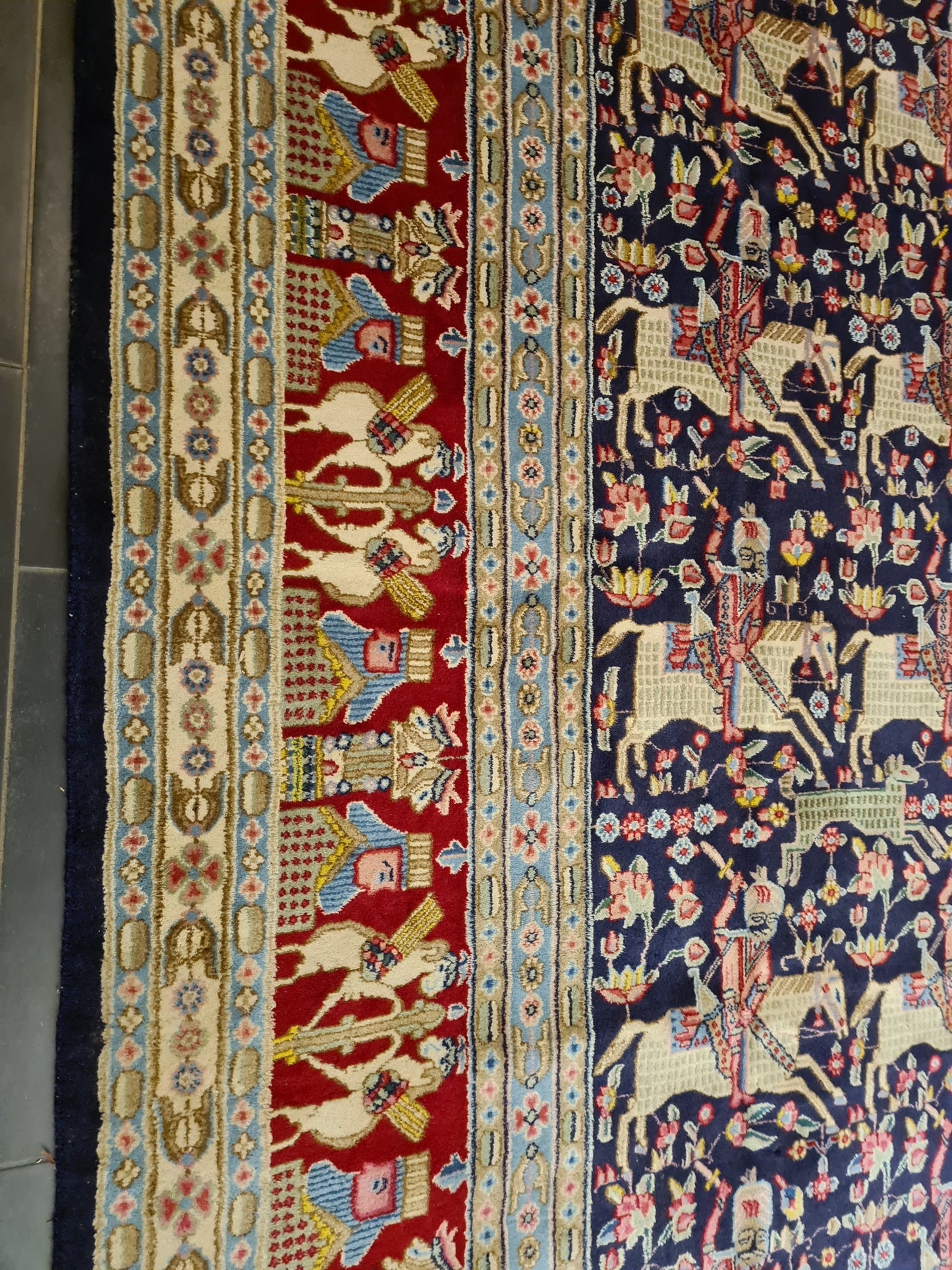 Perserteppich Orientteppich Handgeknüpfter Kirman Palast Teppich 527x314cm