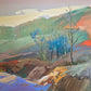 Ölgemälde Gemälde Wilfred Lang (geb. 1954) Expressive Landschaft