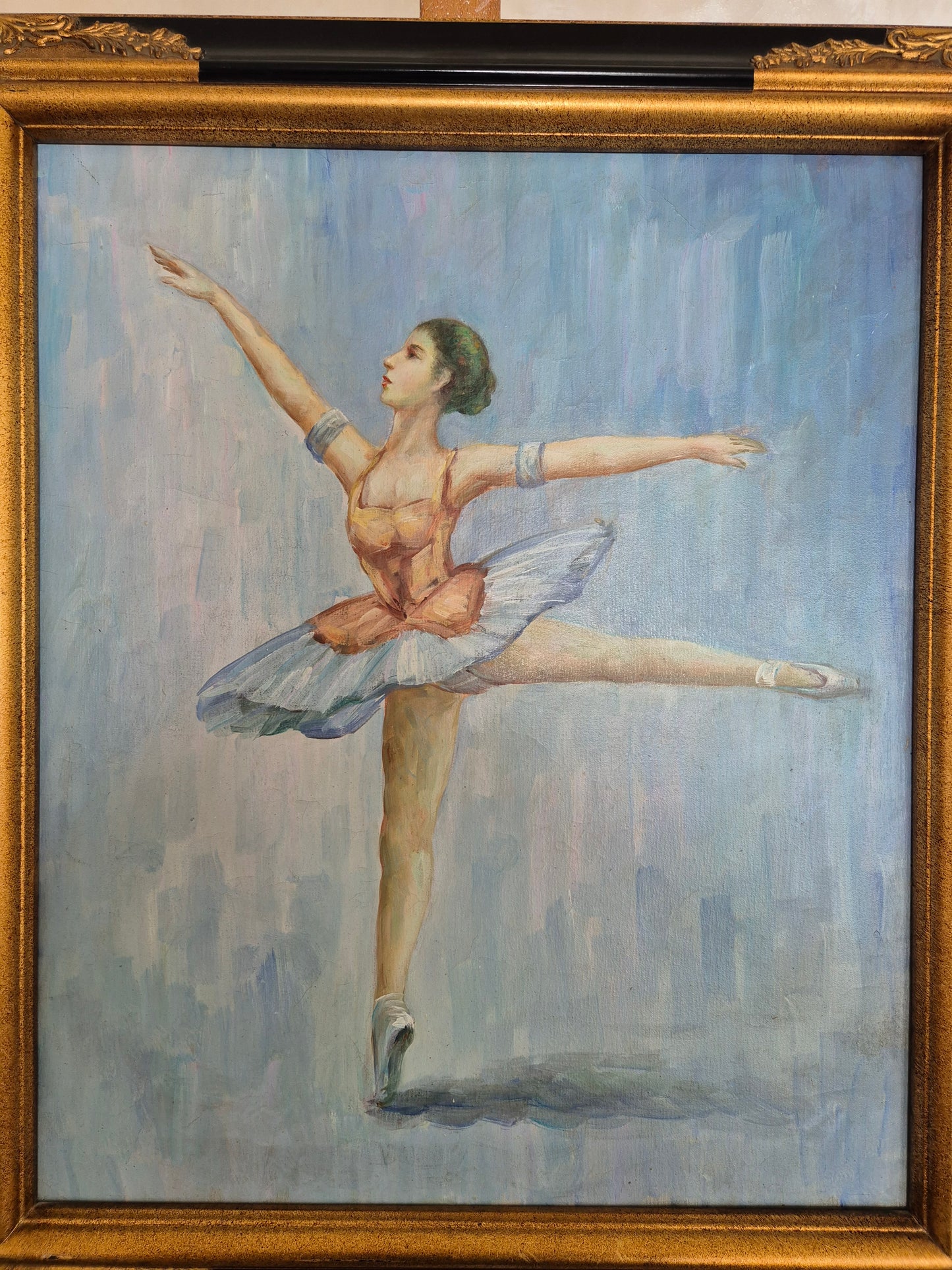 Ölgemälde Ballettmädchen Münchner Malerschule (XX) 65 x 75 cm