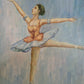 Ölgemälde Ballettmädchen Münchner Malerschule (XX) 65 x 75 cm