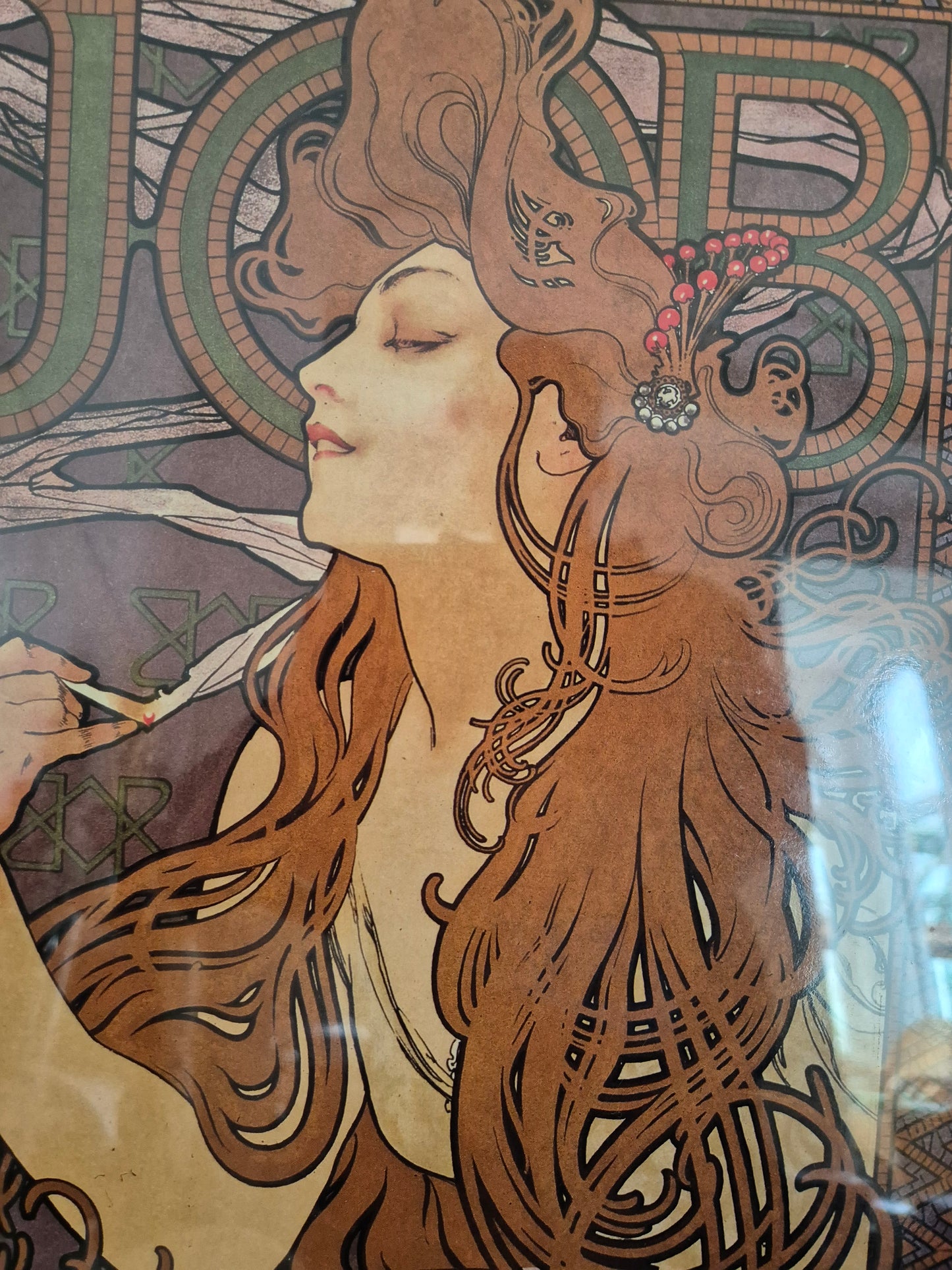 Plakat F. Champenois Paris Alphonse Mucha Job Cigarettes 40x50 cm