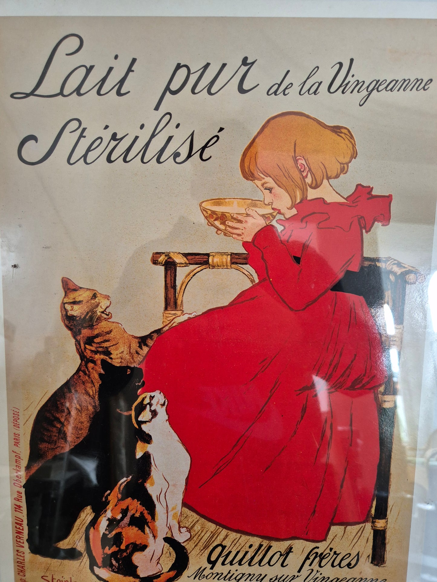 Lithografie Théophile Alexandre Steinlen Imp. Charle Verneau 40x50 cm