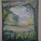 Aquarell Grafik Naturmotiv Blick in die Tropen (1982) 38x42 cm