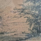 Radierung (XX) Gemälde Bild Landschaft Waldlandschaft gerahmt 18,5x22,5 cm