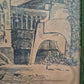 Lithographie Handsigniert N. Vogl (XX) Rathaus Rheydt 1978 22,5x32cm