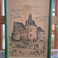 Schloss Liedberg Lithographie Handsigniert N. Vogl 22,5x32,5cm