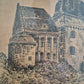 Schloss Liedberg Lithographie Handsigniert N. Vogl 22,5x32,5cm