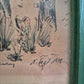 Schloss Liedberg Lithographie Handsigniert N. Vogl 22,5x32,5cm