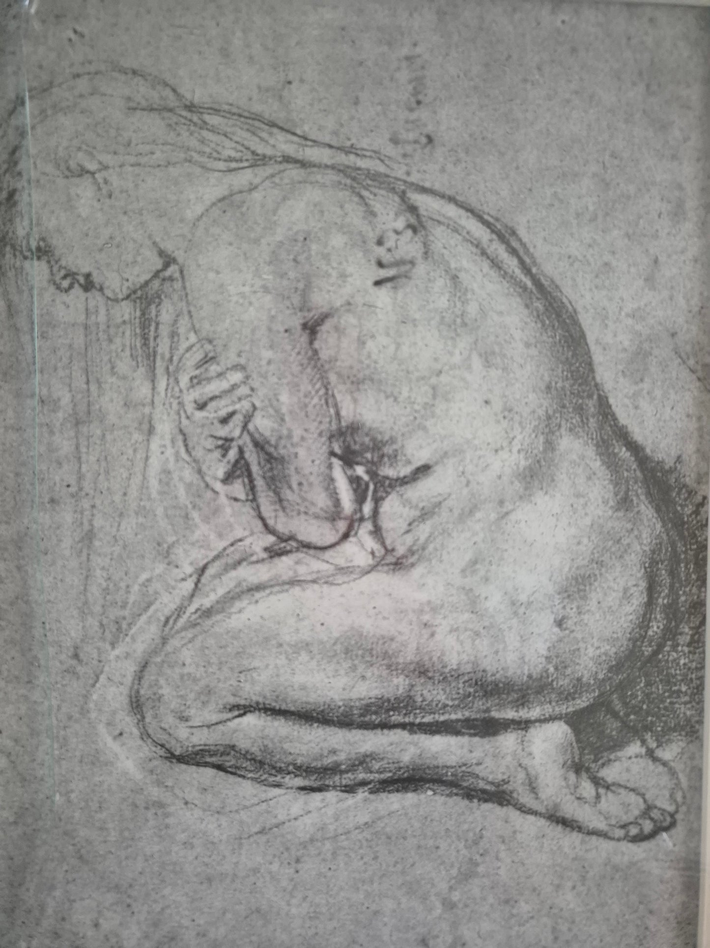 Peter Paul Rubens (1577–1640) Grafik Study of a Male Figure 36,5x45 cm